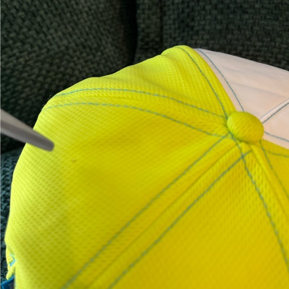 HOKA ONE ONE Time to Fly Color Block Running Cap Trucker Strap Back Retro hat - Picture 8 of 12